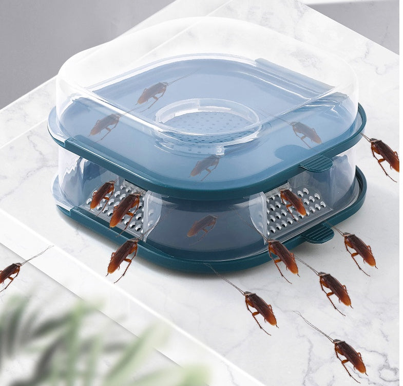 Reusable Bugs Trap Box Cockroach Trap Catching Roaches House DealSniper.net