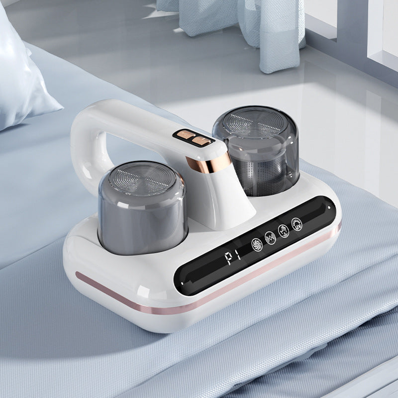 New Mattress Vacuum Mite Remover Cordless Handheld Cleaner House dealsniper-net White 2 Filters With Humidity