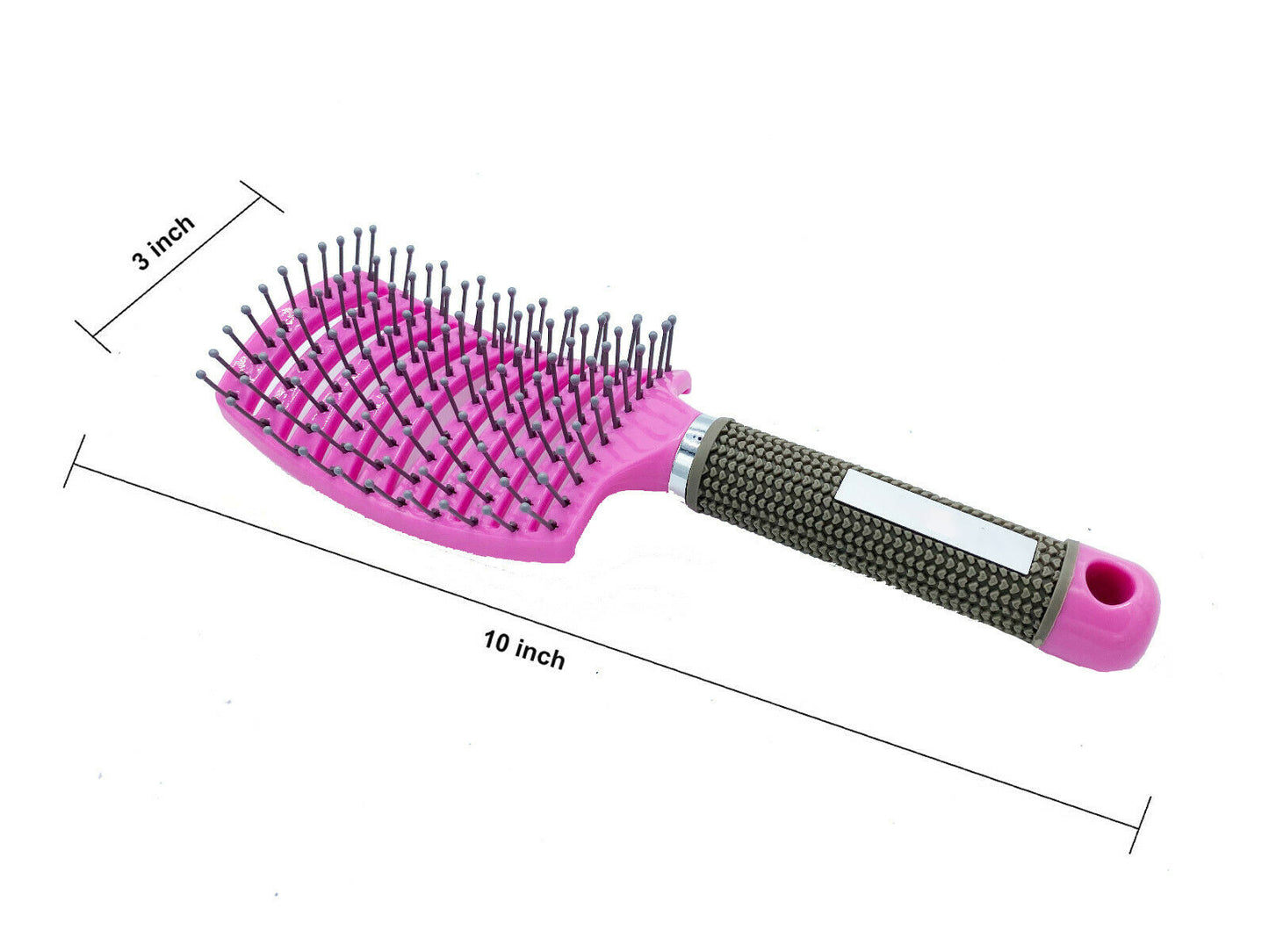 Hair Scalp Massage Brush Anti Static Curved Vented Styling Detangling Brushes Beauty DealSniper.net