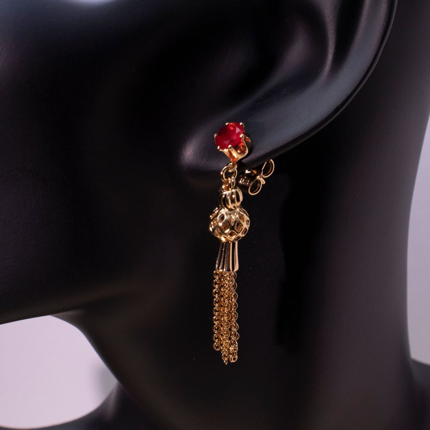 Gold-plated Diamond Tassel Earrings Eardrops Jewelry Jewelry DealSniper.net