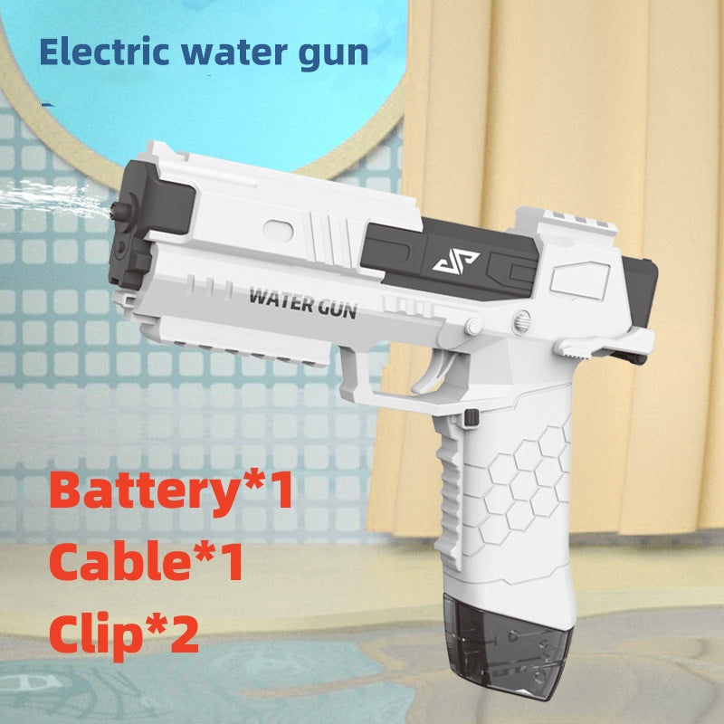 Electric Water Toy Gun Spray Blaster Pistol Airsoft Summer Toys Kids DealSniper.net White Cartridge edition USB