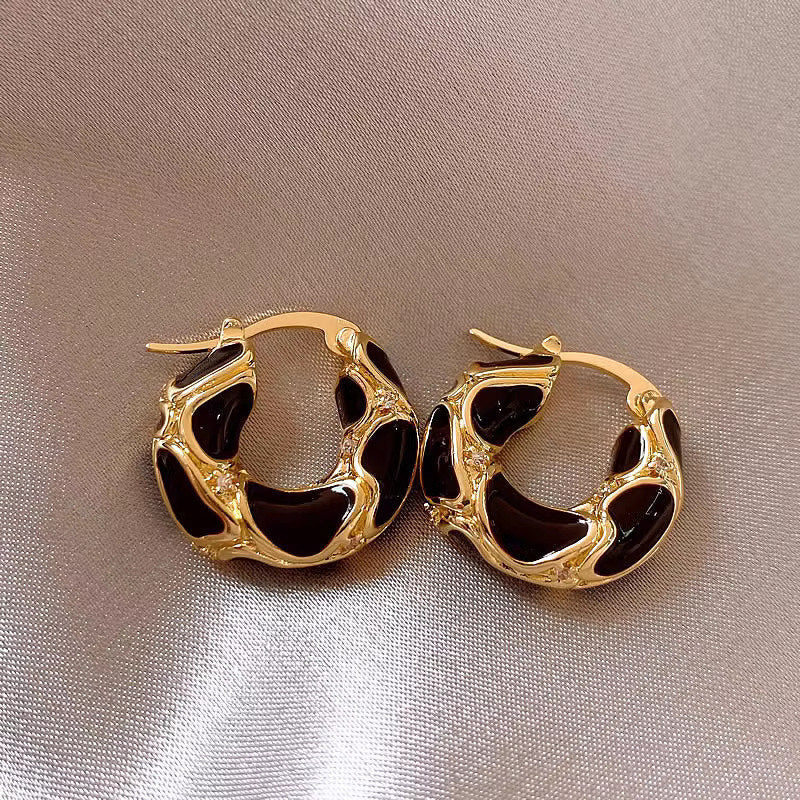Fashion Jewelry New Trendy Enamel Color Metal Texture Jewelry DealSniper.net