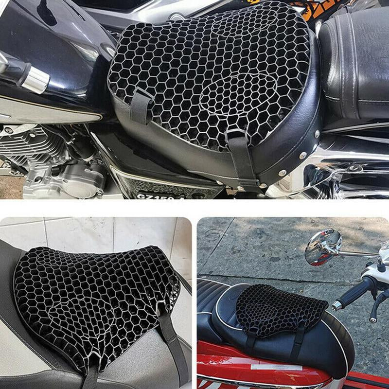 Summer Motorcycle Seat Cushion Air Mesh Fabric Comfort Honeycomb Vehicle DealSniper.net