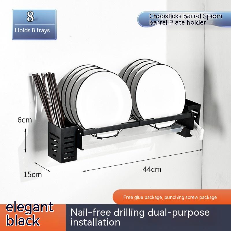 Punch-free Kitchen Wall-mounted Dish Rack Kitchen DealSniper.net Style6