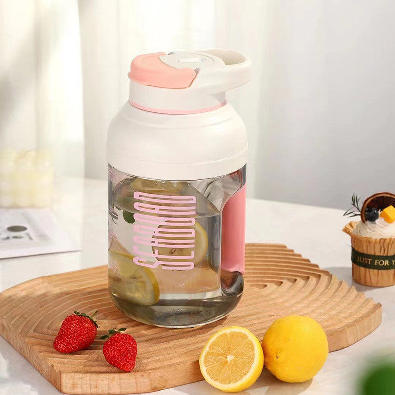 1.5L Portable Blender Juicer Bucket Charging Wireless Kitchen Gym From House Pink 1500ML USB