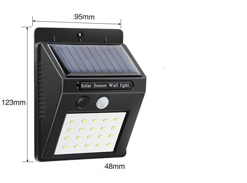 Human Body Induction Wall Waterproof Garden Garden Light Garden DealSniper.net 20LED