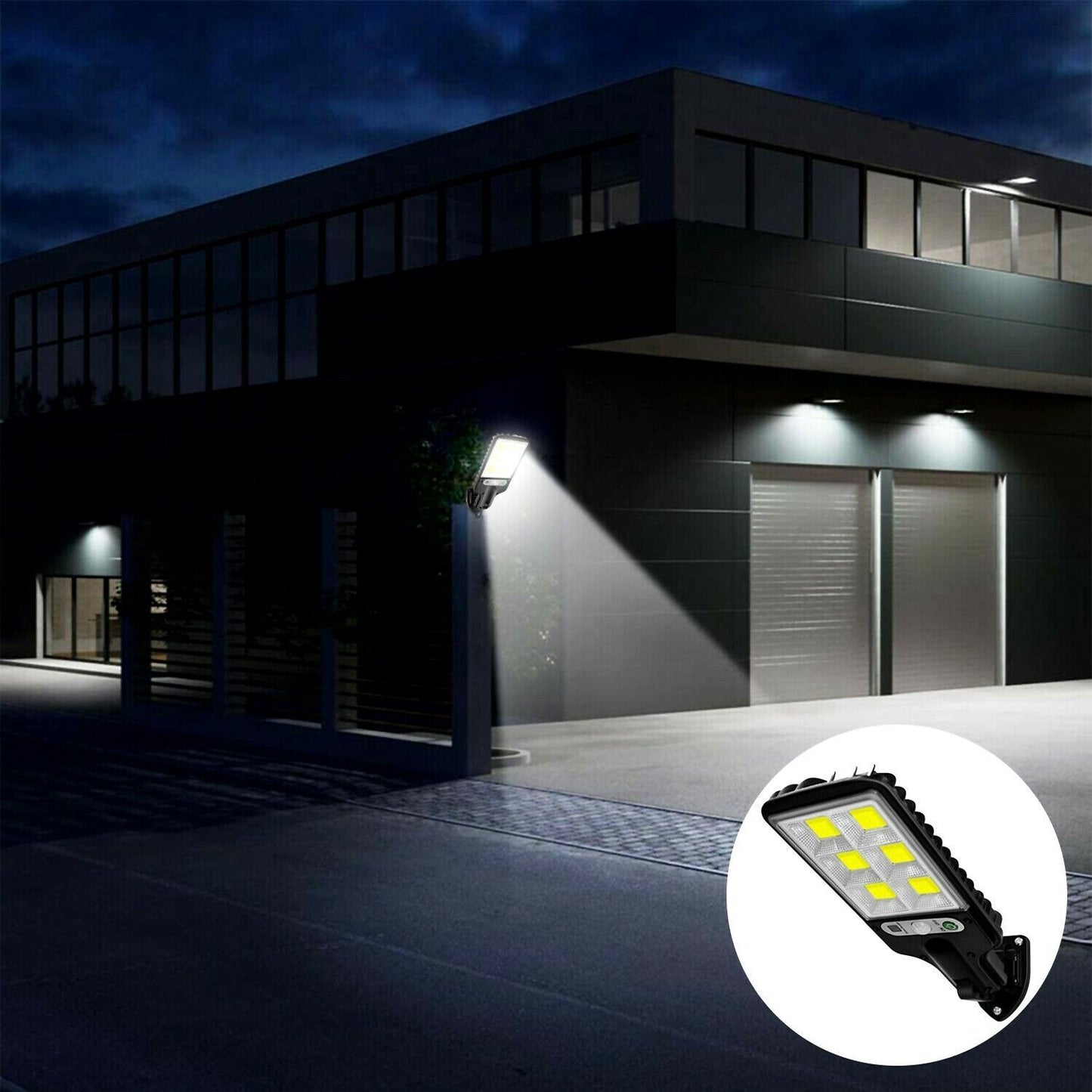 LED Solar Motion Sensor Light Bright Garden Outdoor Outdoor DealSniper.net