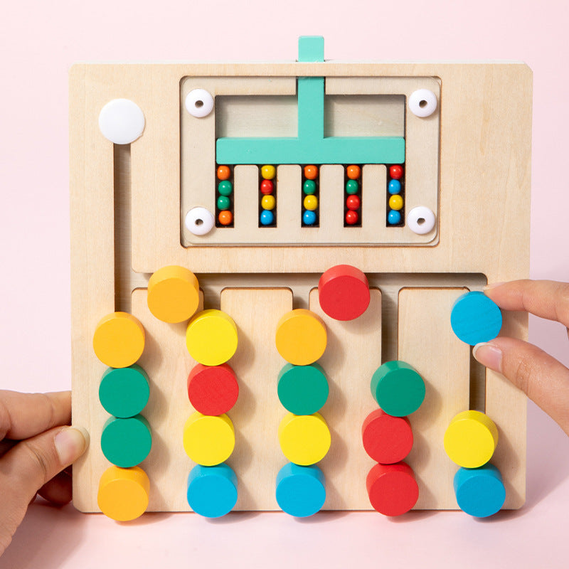 Ball Movement Game Chess Puzzle Tabletop Toy Kids DealSniper.net