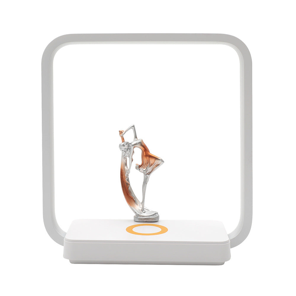 Atmosphere Table Lamp Mobile Phone Wireless Charger Home Decor DealSniper.net Wireless Output 15W Yellow