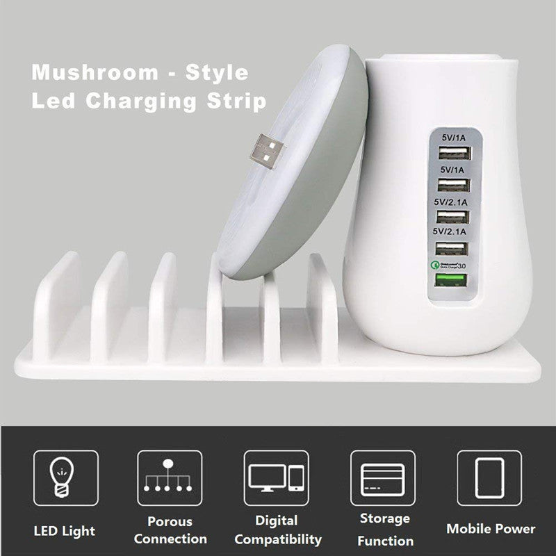 2 In 1 Multifunction Mushroom Lamp LED Lamp Holder Electronics DealSniper.net