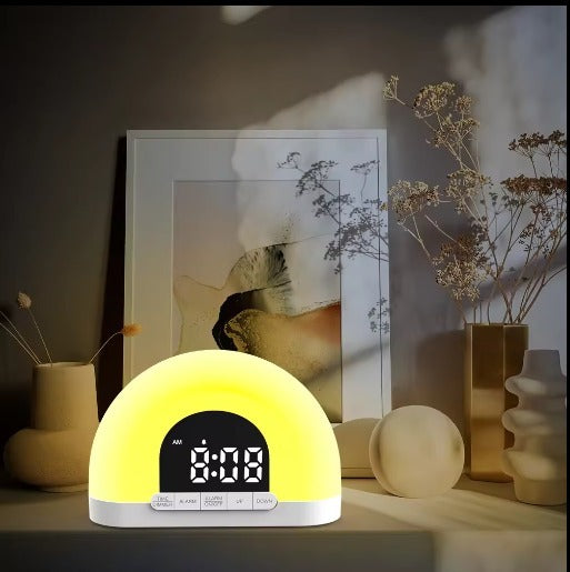 New Popular Snooze Function Sunrise Wake Up Light Alarm Home Decor DealSniper.net