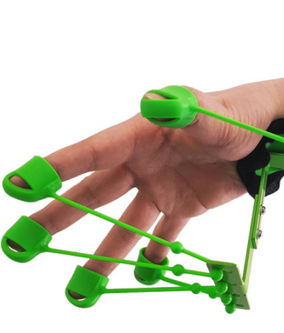 5-finger Silicone Wrist Tensioner Fitness Tools Sports DealSniper.net Rubber band 5pieces 1set