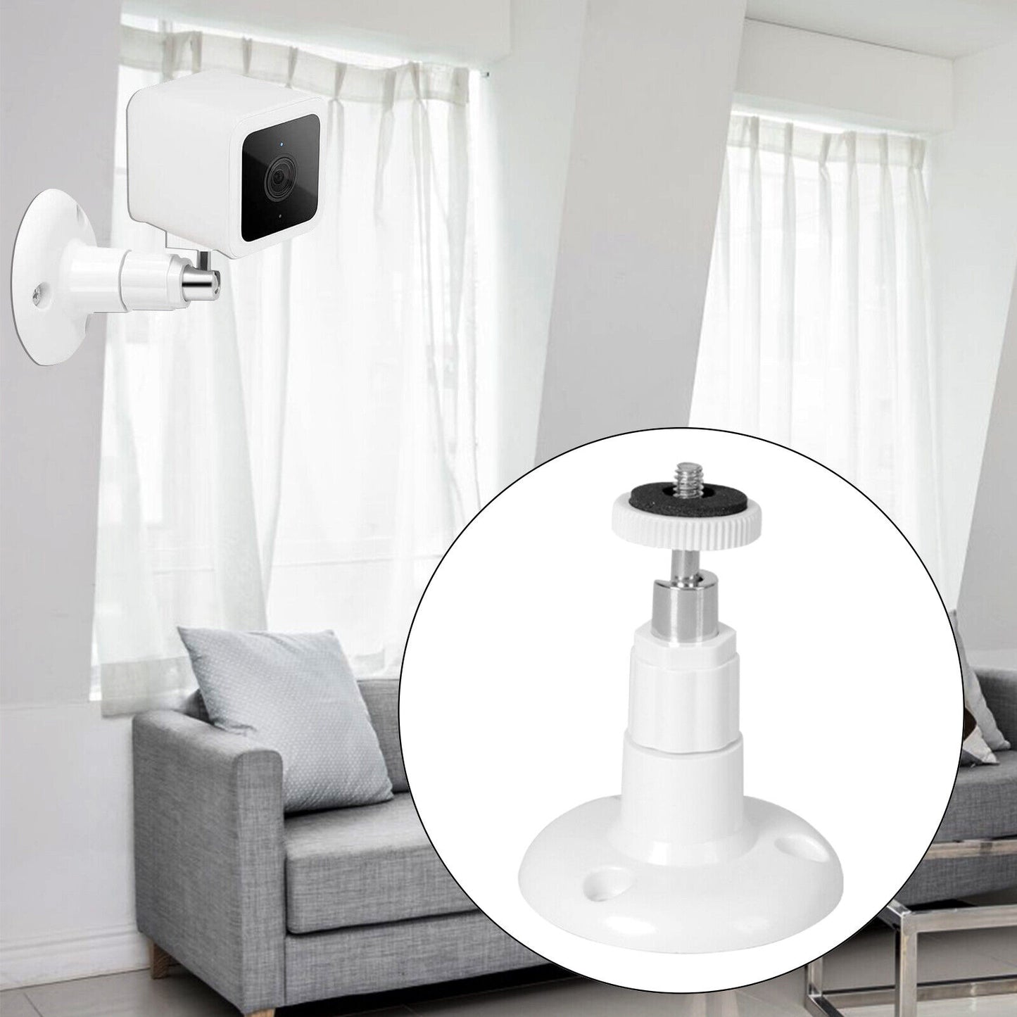 1Pc Wall Mount Bracket For Ring Stick Up Cam Wired Battery And Ring Indoor Electronics DealSniper.net