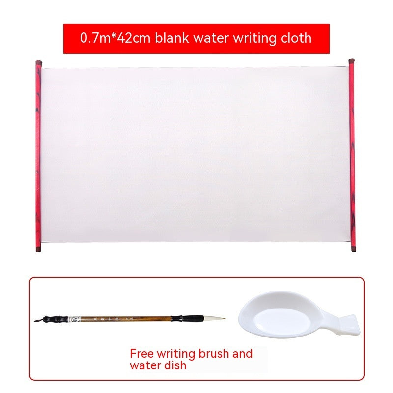 Calligraphy Practice Blank Water Reel Calligraphy Thickening Water Writing Cloth Tools DealSniper.net Blank Cloth 70CMX42cm