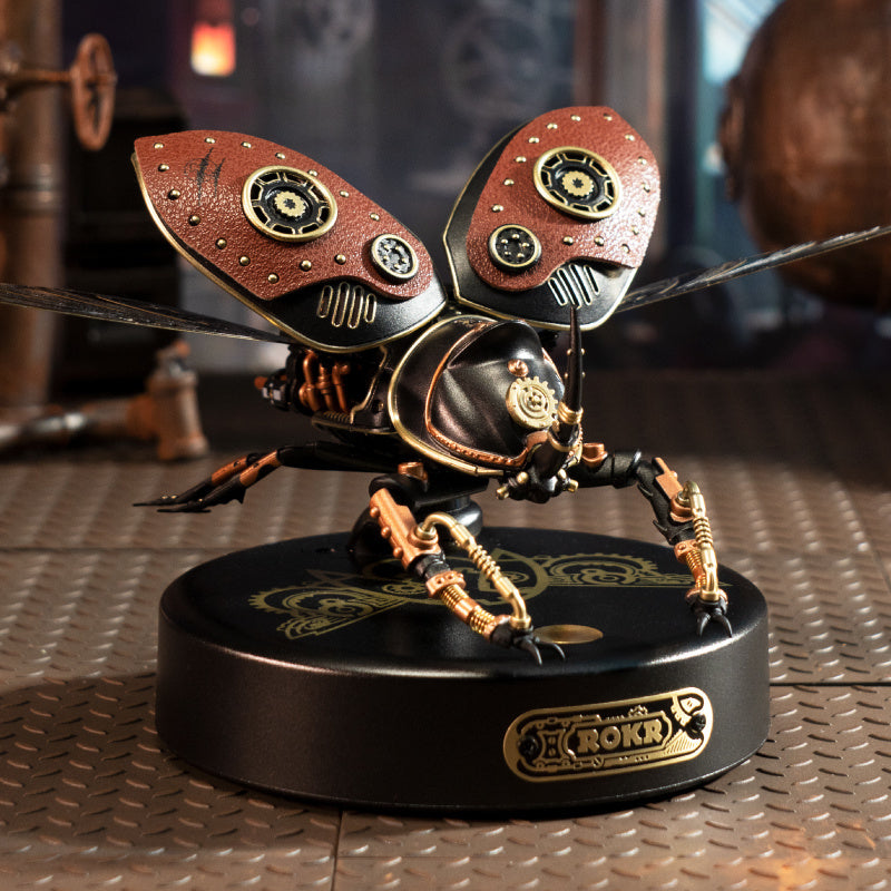 Metal 3D Puzzles Games Rhinoceros Beetle Punk Style Holidays DealSniper.net