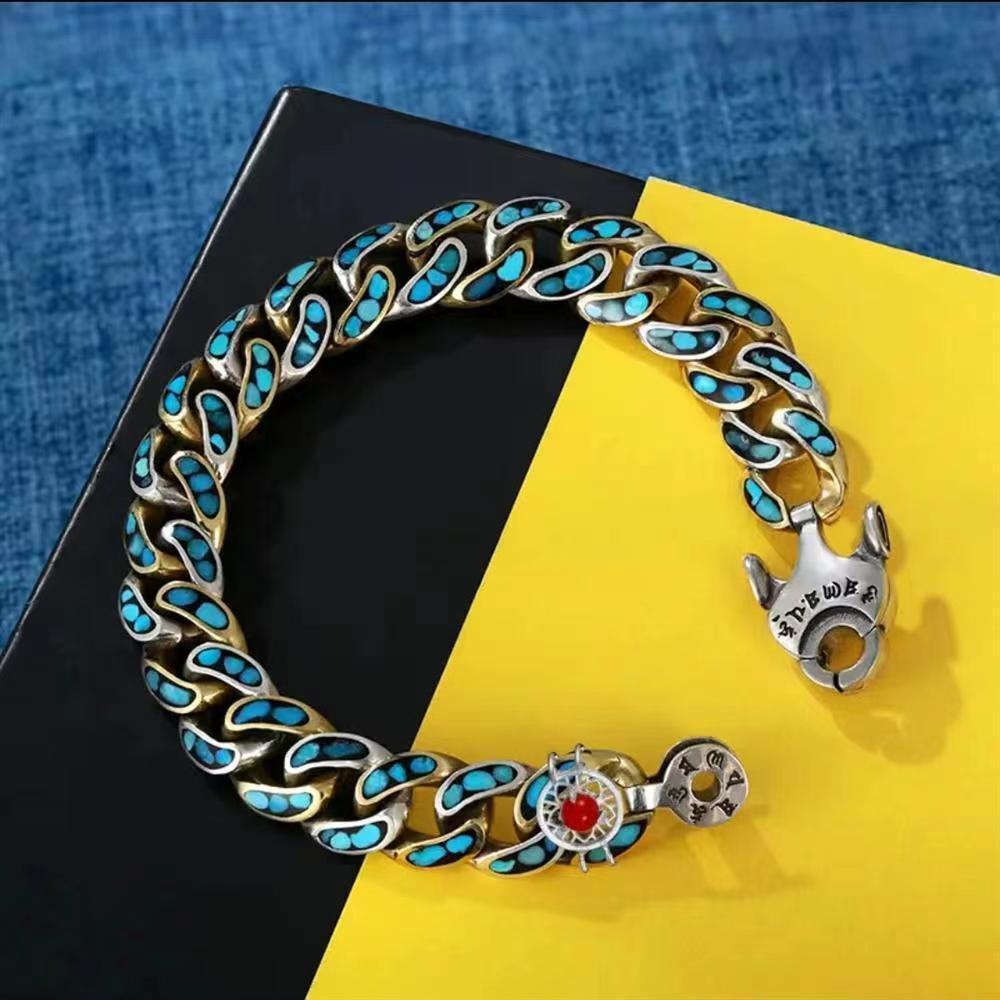 Bracelet Personality Retro Transfer Rotating Nine Eye Pearl Jewelry DealSniper.net