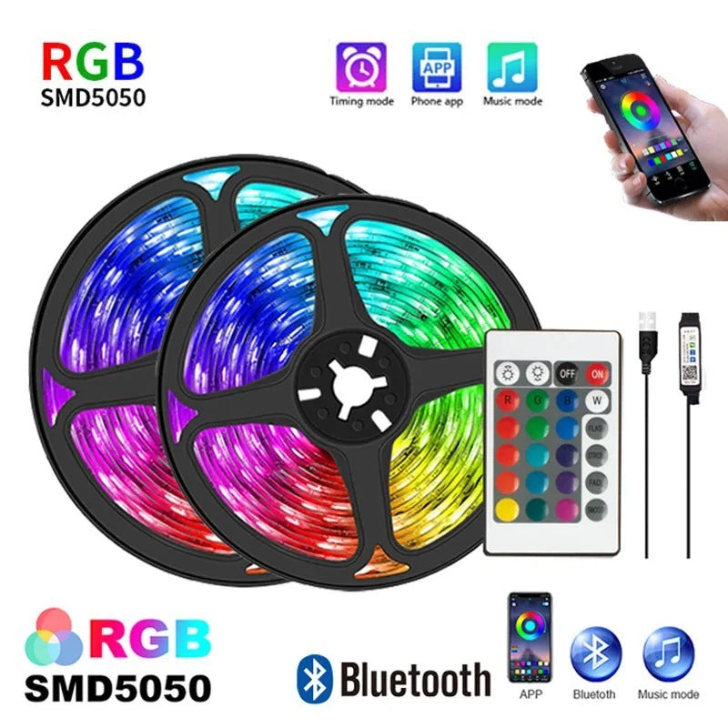 LED Light Set RGB Self-adhesive USB TV Background Atmosphere Home Decor DealSniper.net