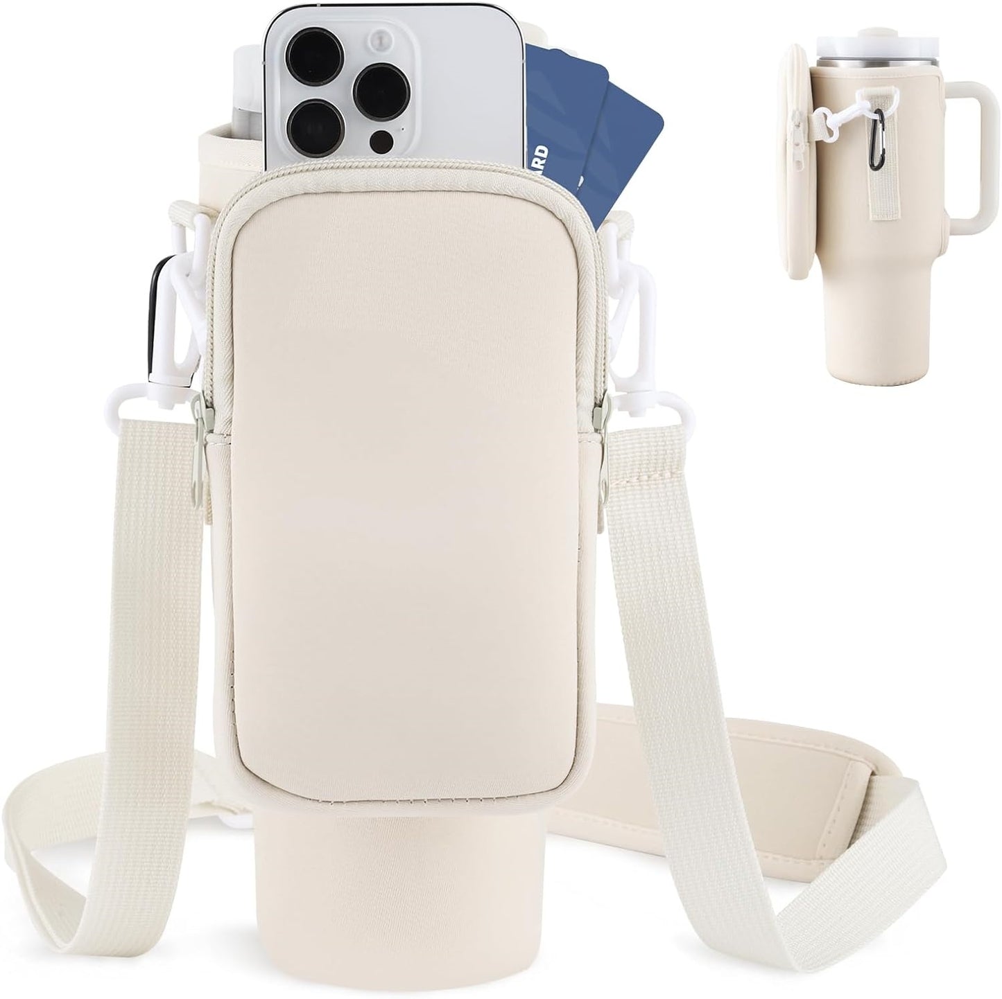Slok Water Bottle Carrier Bag, Compatible With 40oz Tumbler Kitchen DealSniper.net