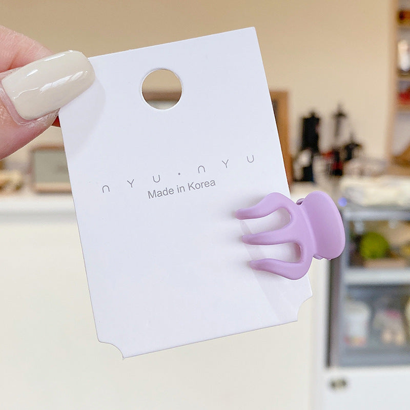 High Ponytail Grip Fixed Gadget Barrettes Beauty DealSniper.net Purple 2CM