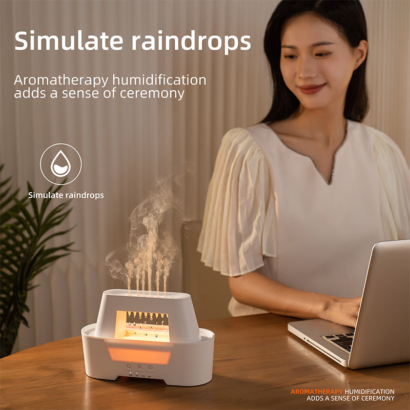New Rain Drop Air Diffuser Humidifier 300ml Cool Mist Spray House DealSniper.net