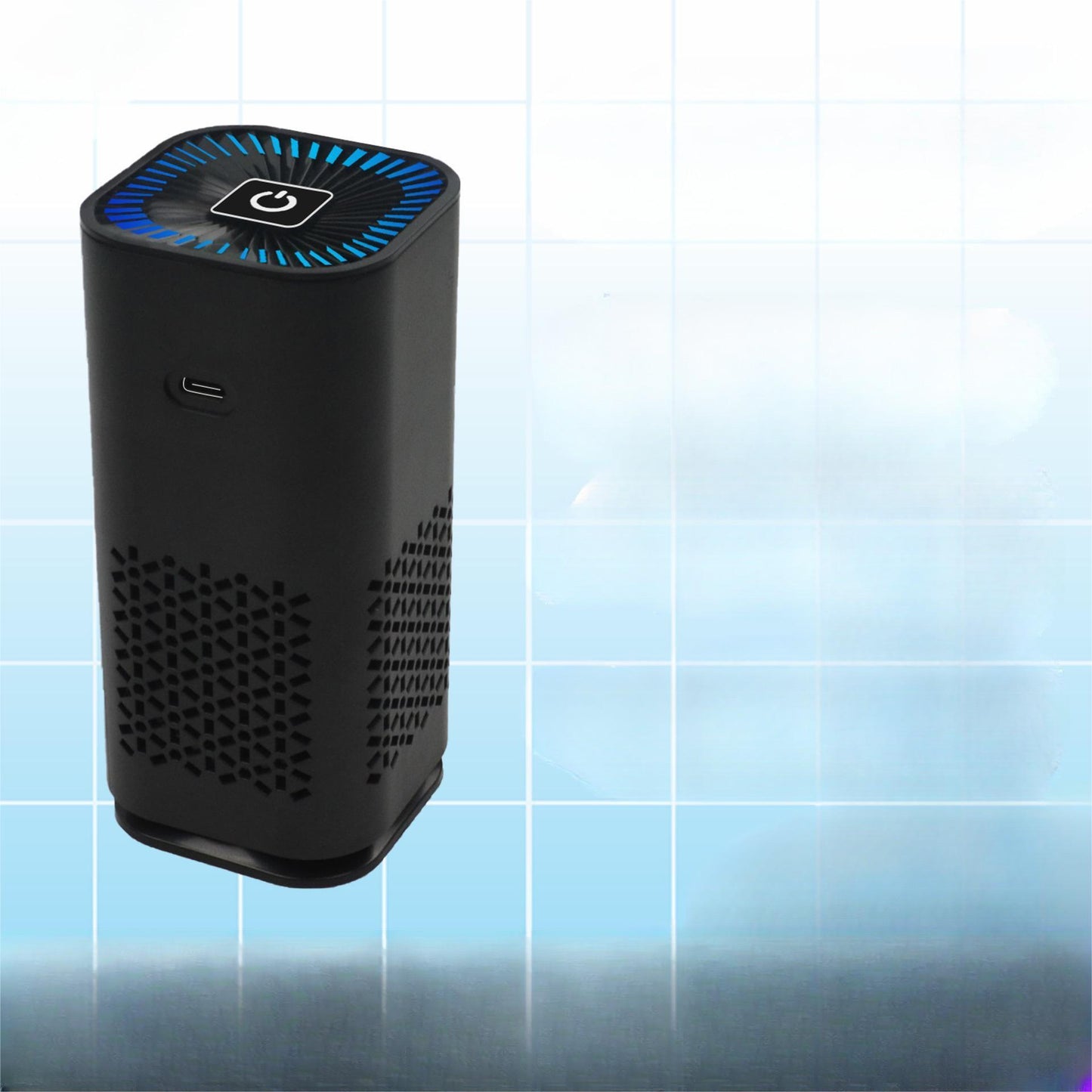 Car Air Purifier Portable Negative Ion Generator Gadgets DealSniper.net Black