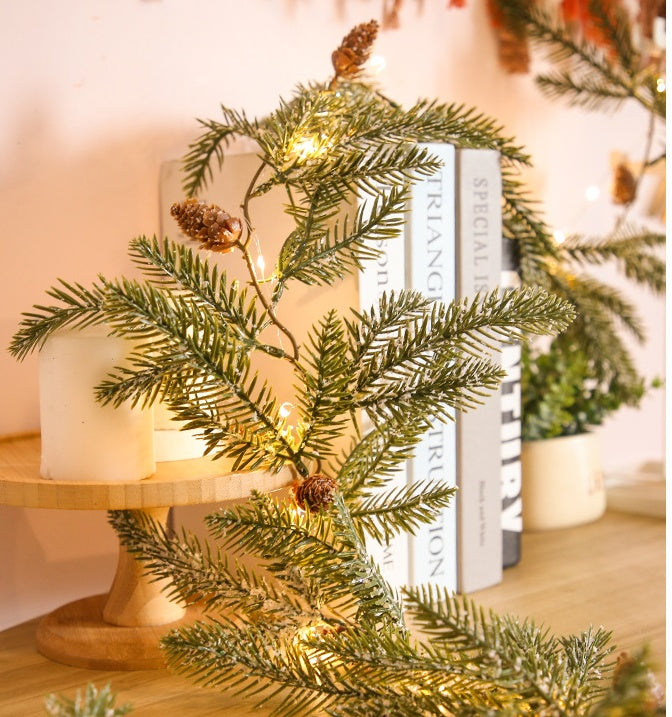 Led Lights Wall Hanging Lamp Rattan Copper Decoration Holidays DealSniper.net