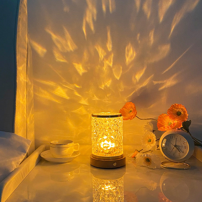 Projection Atmosphere Lights Cross Border Rotating Light Home Decor dealsniper-net Warm light 5V