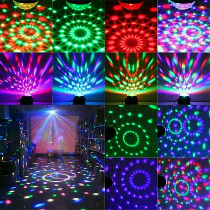 Disco Party Lights Strobe LED DJ Ball Sound Lamp Decoration Home Decor DealSniper.net