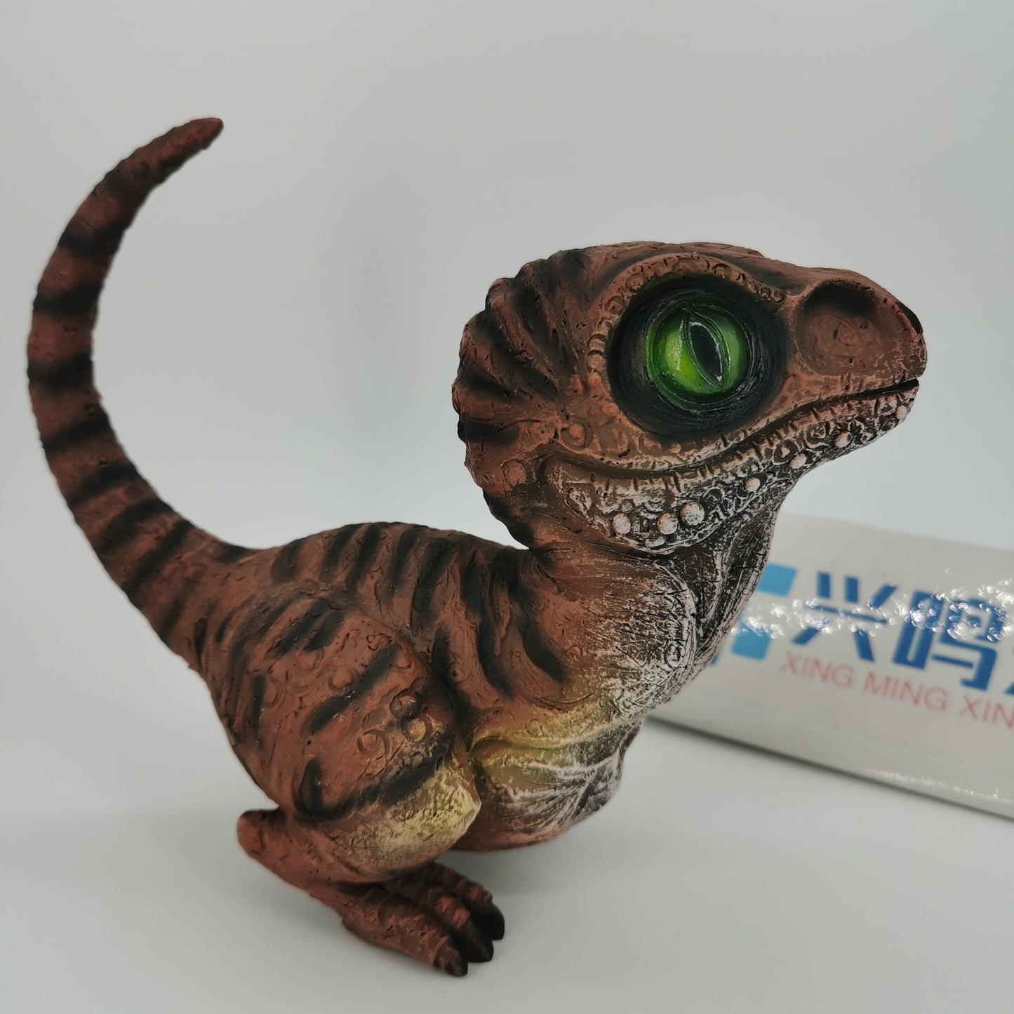 Cute Dinosaur Garden Statues Resin Velociraptor Ornament Garden DealSniper.net