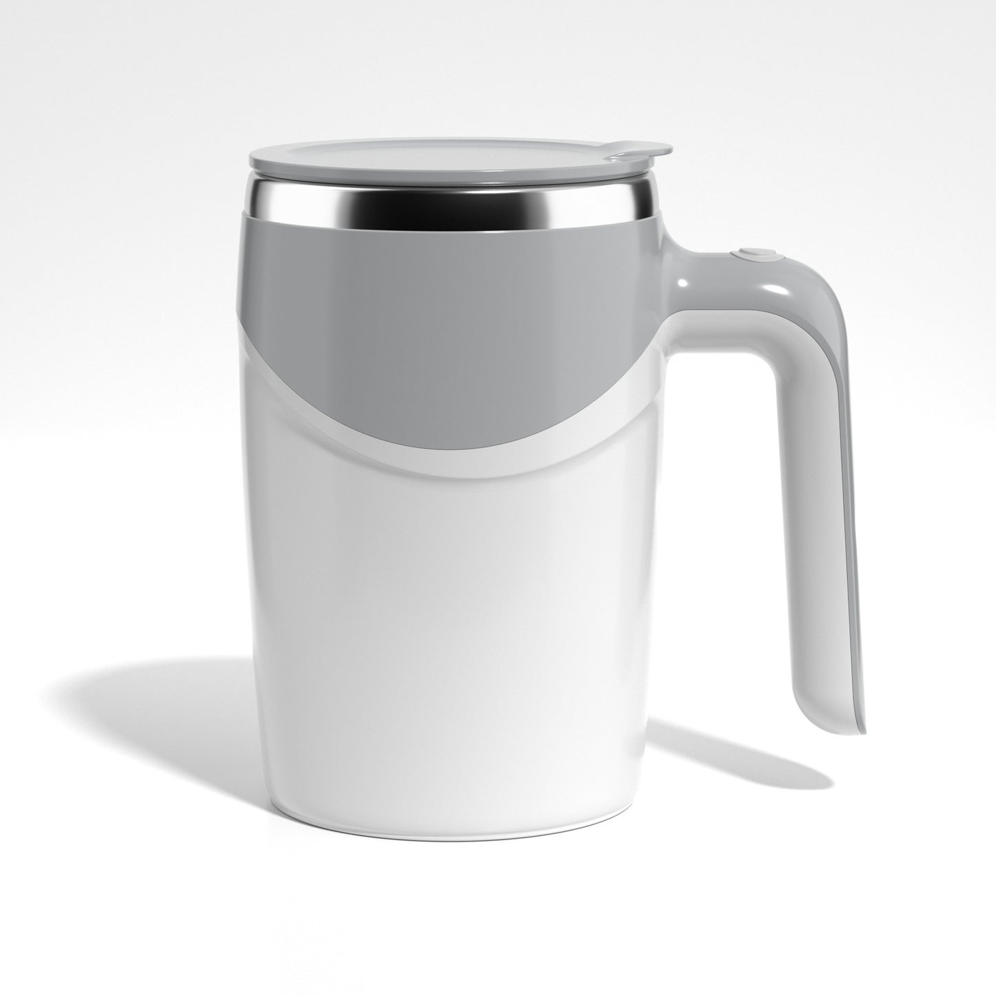 Rechargeable Model Automatic Stirring Cup Coffee Cup High Value Deals DealSniper.net White USB charging