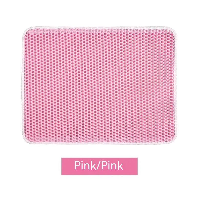 Home Fashion Personality EVA Cat Litter Mat Pets DealSniper.net Pink 30x30cm
