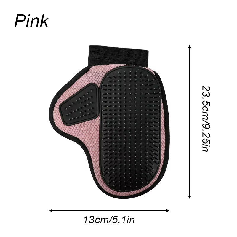 Cat Hair Removal Glove Pet Supplies Bath Massage Jerking Gloves Pets Gym From House Pink