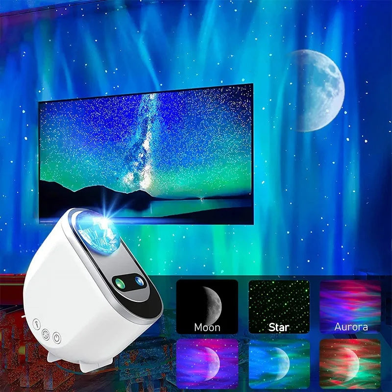 Aurora Borealis Starlight Projectors LED Galaxy Star Atmosphere Lamp Home Decor DealSniper.net