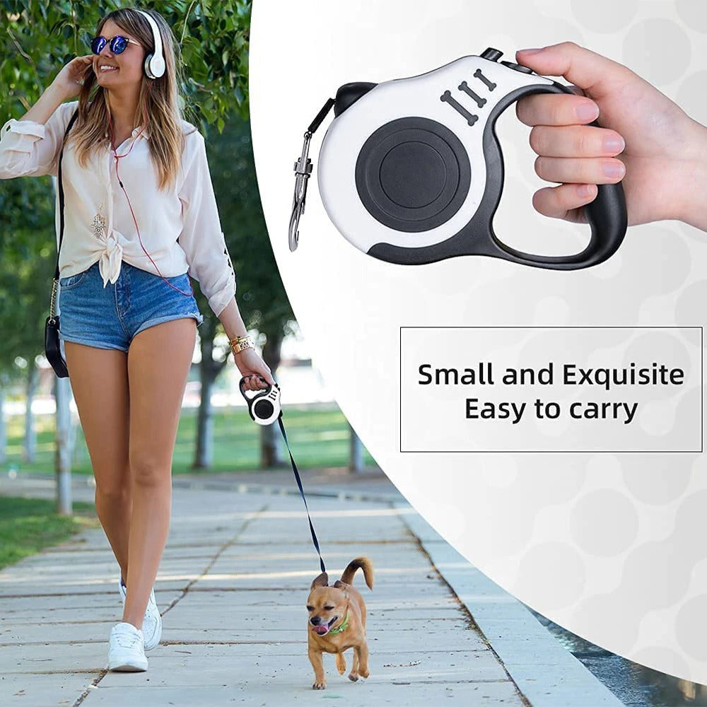 3m And 5m Durable Dog Leash Automatic Retractable Nylon Pets DealSniper.net