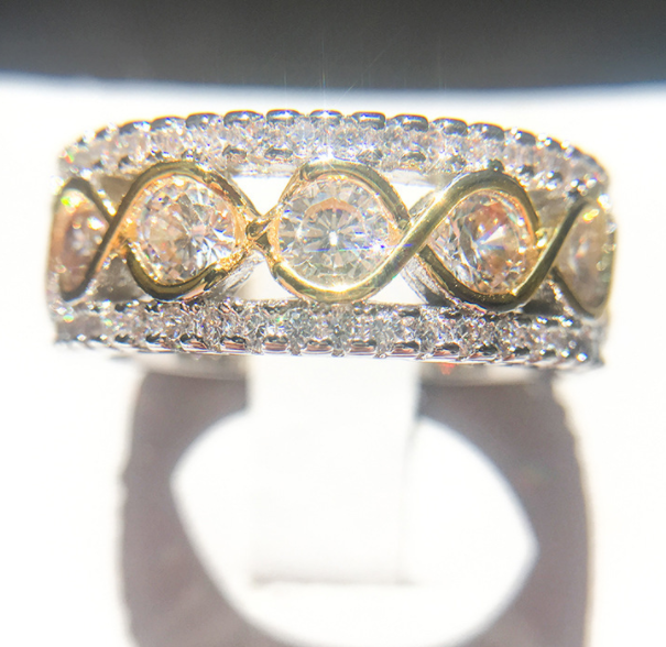 Elegant Female Zircon Stone Ring Finger Rings For Women Promise Love Valentine's Day Gifts Jewelry DealSniper.net