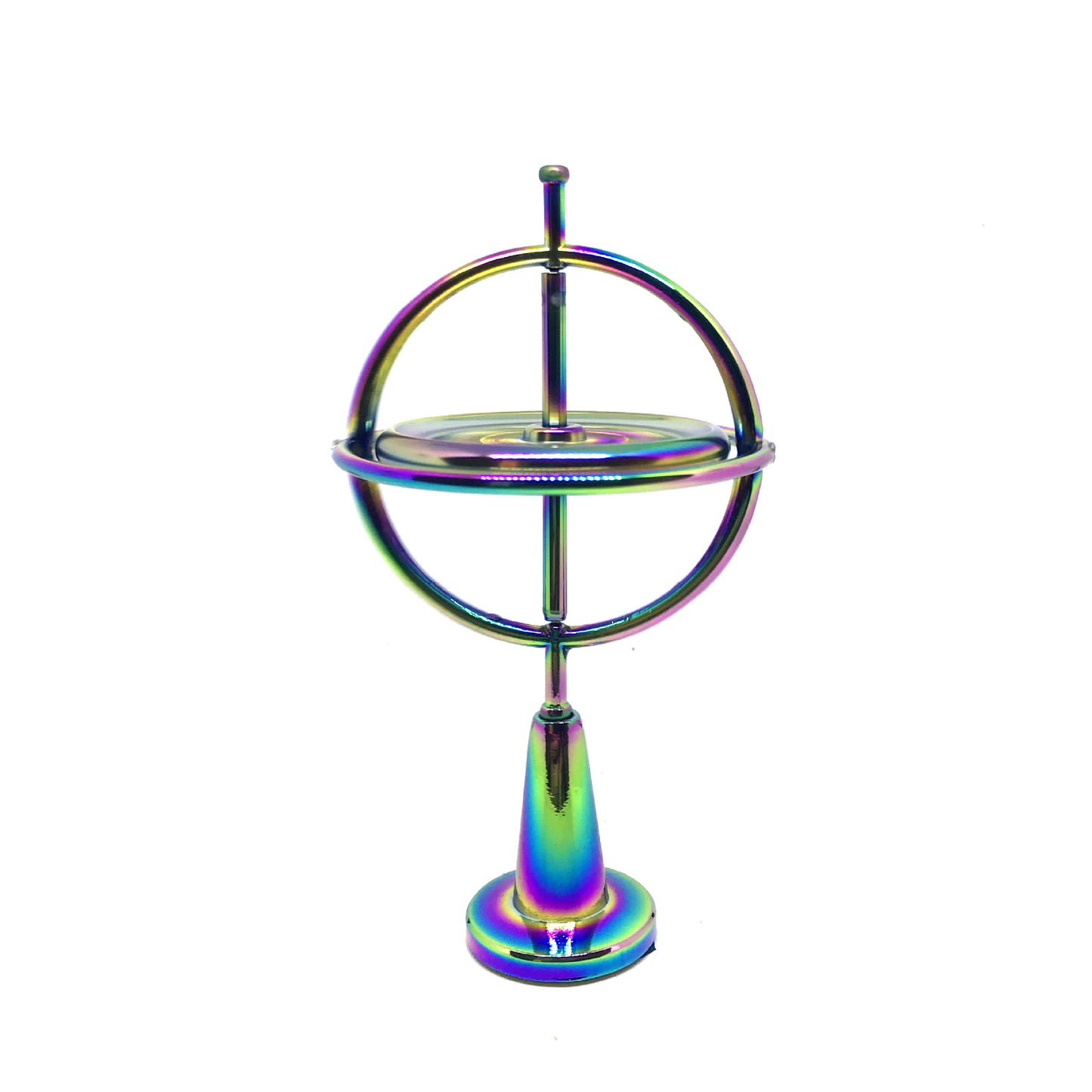 Creative Scientific Learning Metal Finger Gyroscope Gyro Hobby dealsniper-net Colorful First generation gyroscope