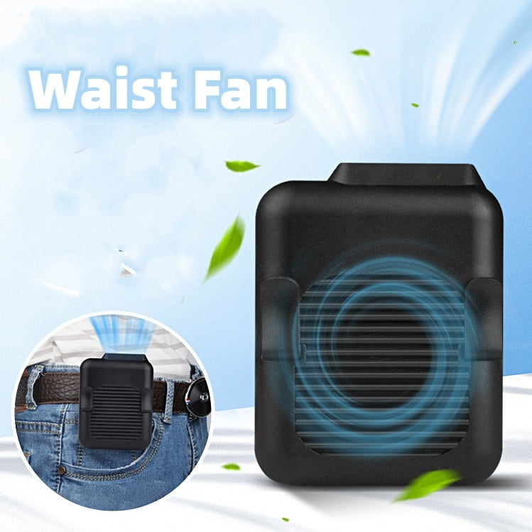 Usb Charging Waist Fan Hanging Neck Fan Outdoor Mini Gadgets DealSniper.net