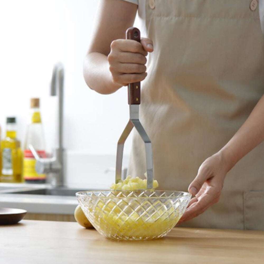 Potato Masher Stainless Steel Manual Potato Ricer Kitchen DealSniper.net