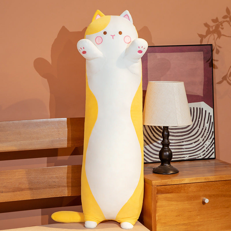 New Sleeping Bed Plush Toy Doll Kids Gym From House Yellow cute style 110cm