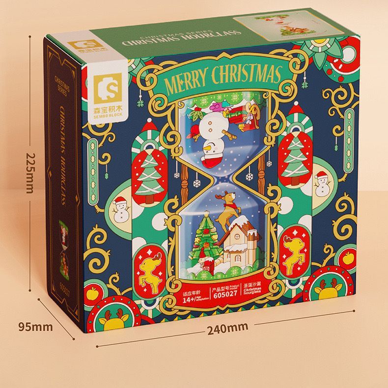 Christmas Hourglass Children Educational Assembly Toys Kids DealSniper.net