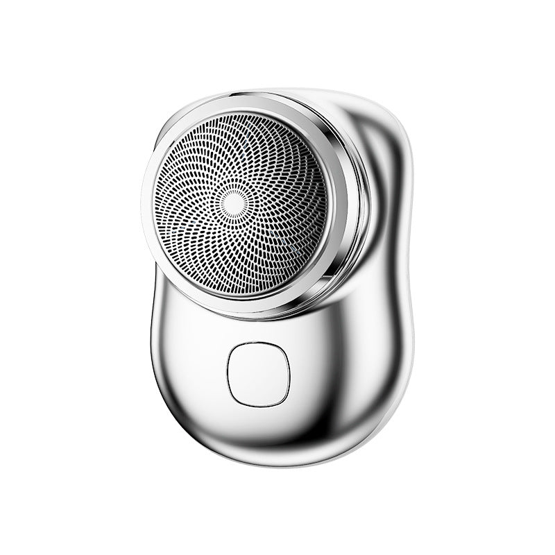 Mini Portable Face Cordless Shavers Rechargeable Men DealSniper.net Silver USB
