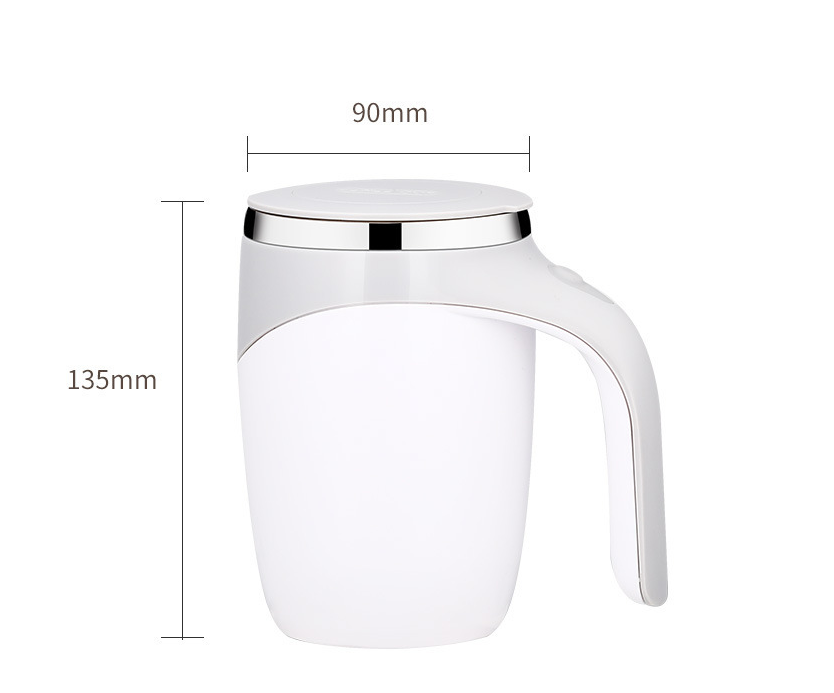 Electric Stirring Cup Full-automatic Magnetic Rotating Coffee Mug Charging Home Decor dealsniper-net