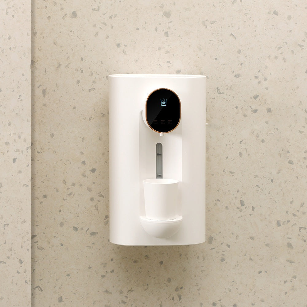 Automatic Mouthwash Dispenser Punch Free Easy To Fill House DealSniper.net Milky White