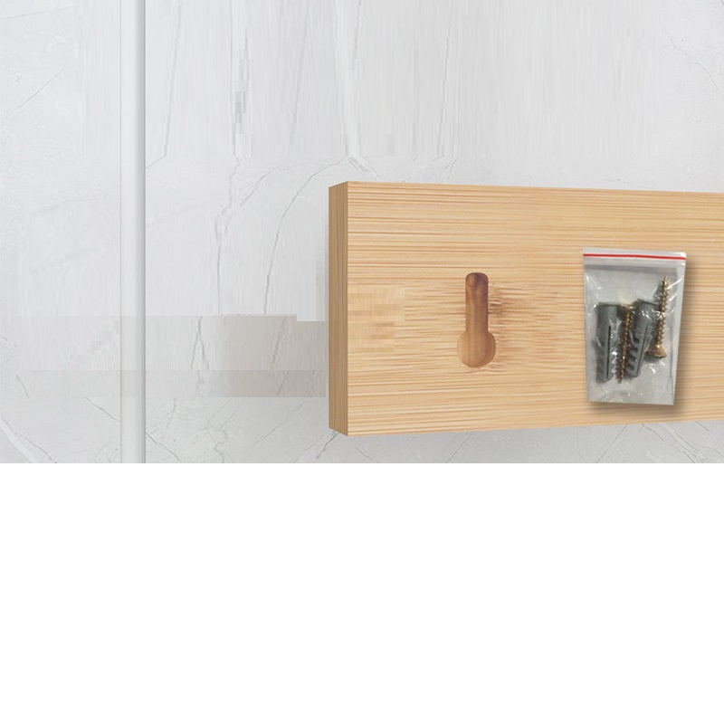 Wall Mounted Bamboo Magnet Knife Holder In Household Kitchen Kitchen DealSniper.net