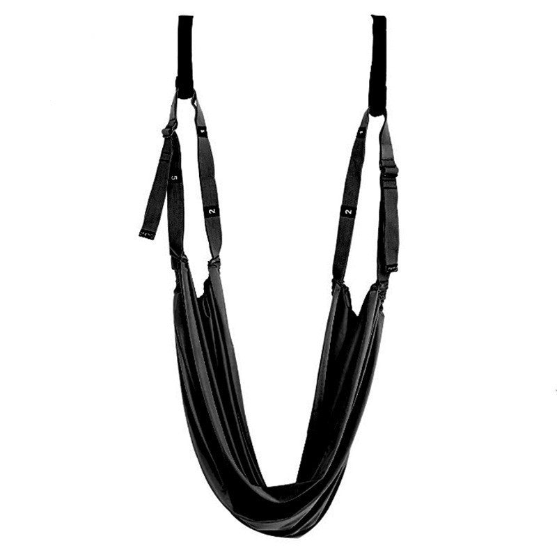 Fitness Hip Stretch Yoga Belt Inverted Rope Pull Stretch Sports DealSniper.net Black