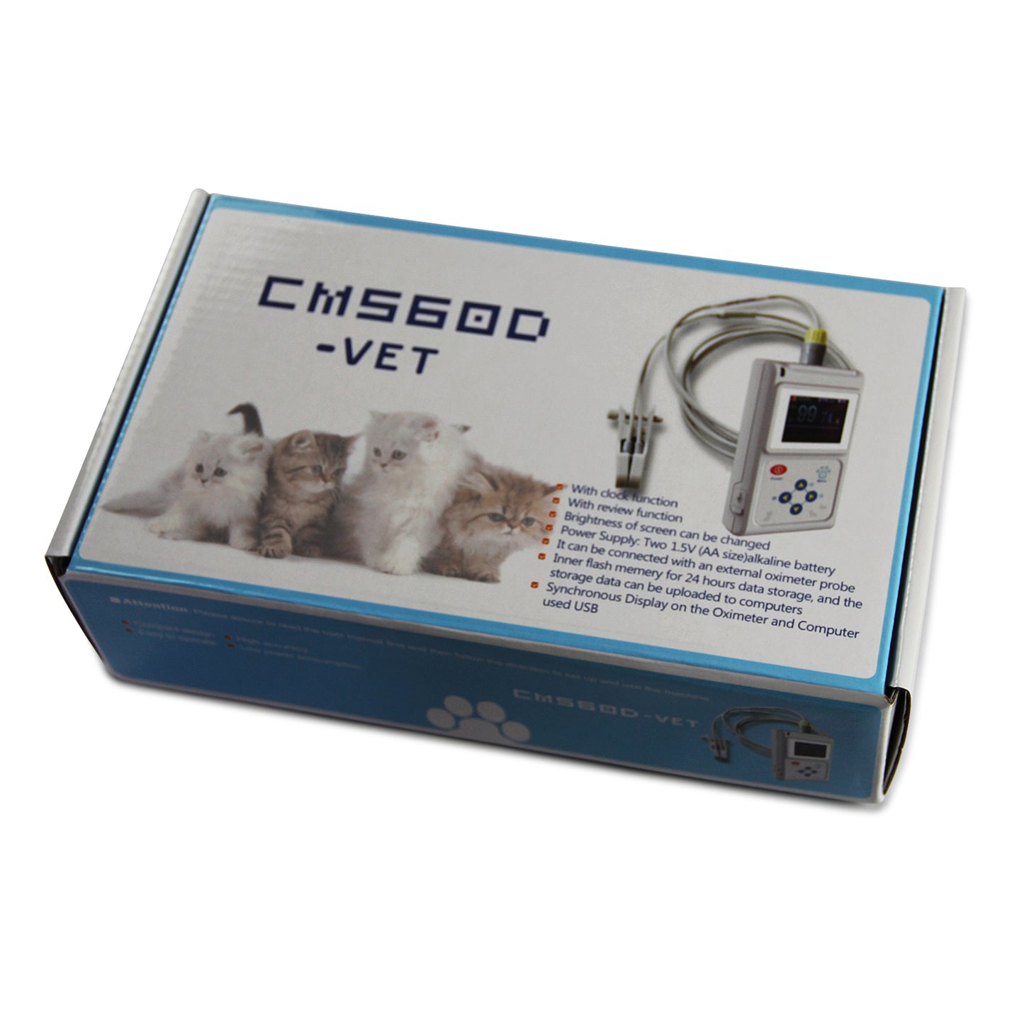 Veterinary Pulse Oximeter Handheld Vet SPO2 Pulse Rate Monitor PC Software CMS60D Electronics DealSniper.net