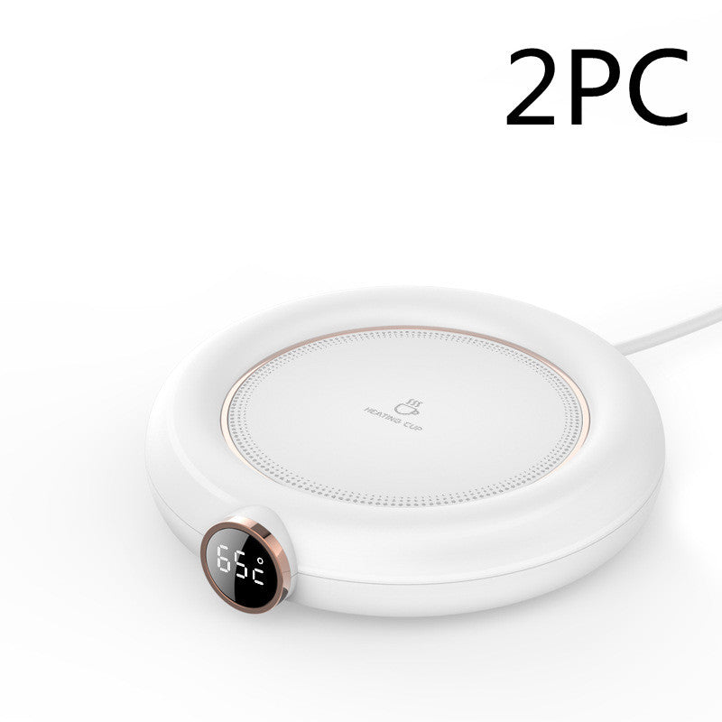 Cup Warmer Pad USB Charge Home Office 3 Temperatures Kitchen DealSniper.net White 2PC USB