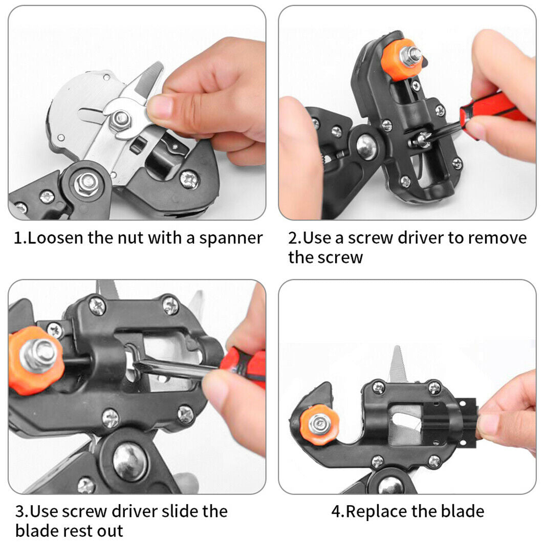 Garden Grafting Pruner Set Farming Fruit Tree Pruning Shears Garden DealSniper.net