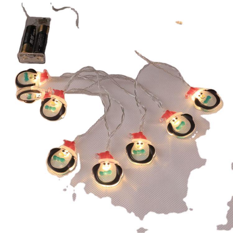 Room Christmas Battery LED Snowman Light String Holidays DealSniper.net