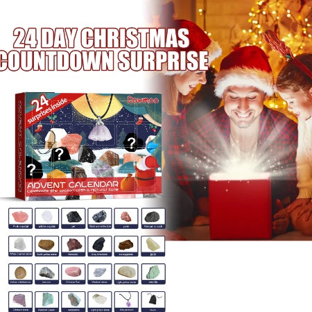 Christmas Advent Calendar Mineral Blind Box Gift Toy Holidays DealSniper.net